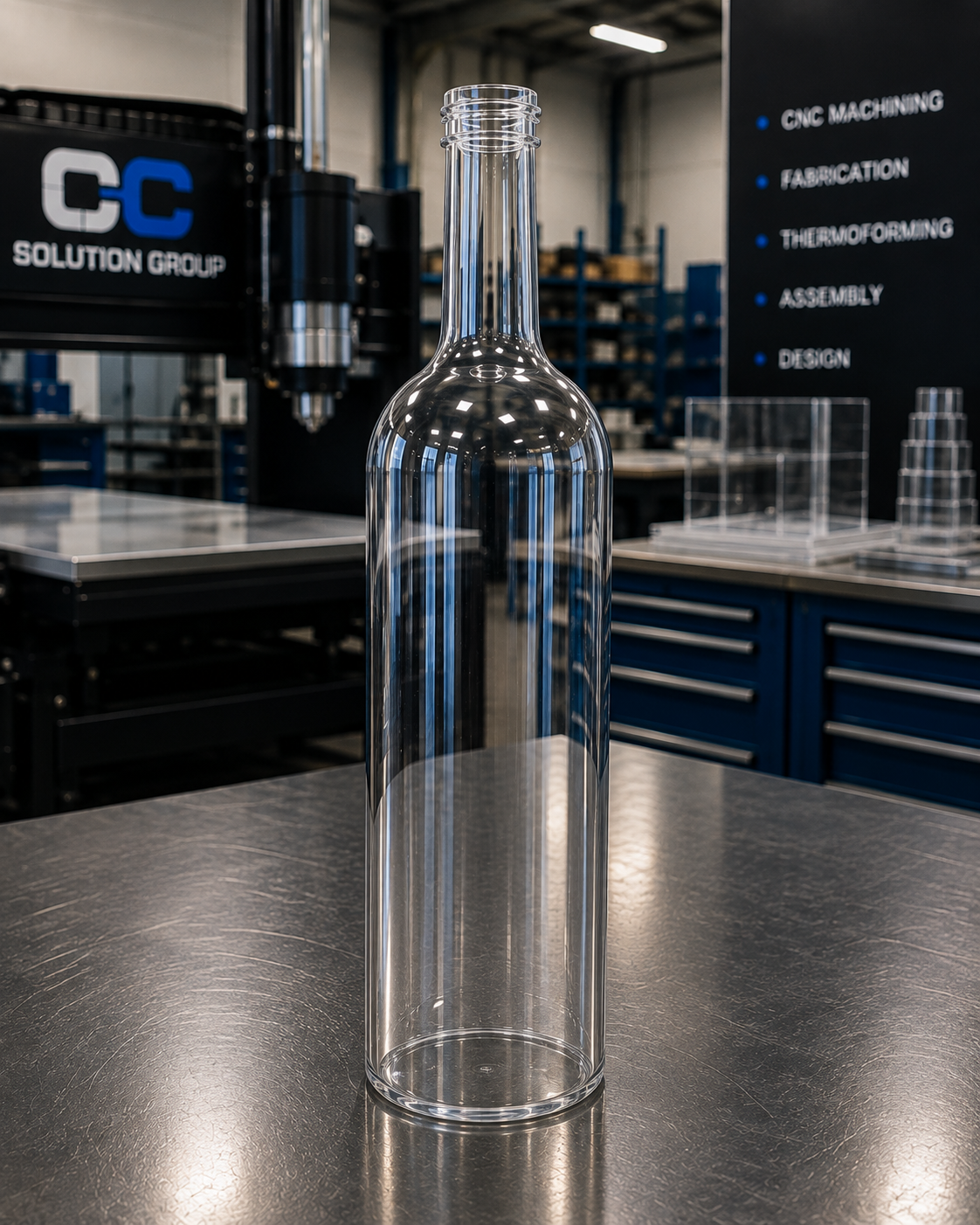 Large custom acrylic and plastic fabrication product